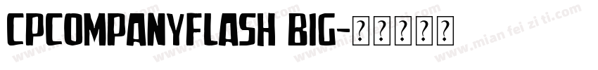 CPCompanyFlash Big字体转换